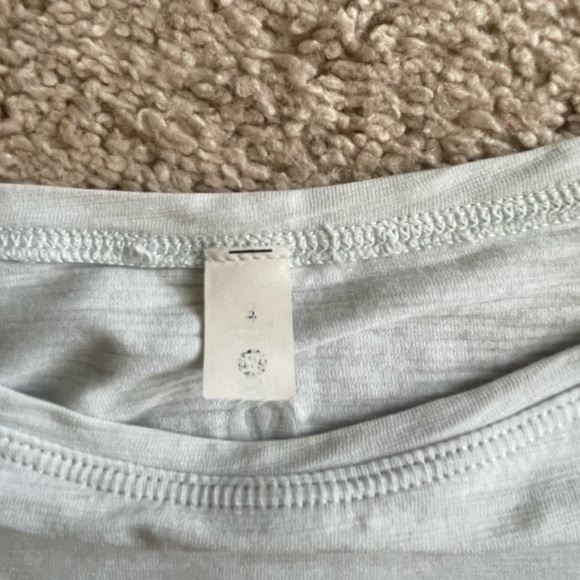 Lululemon Back in Action Long Sleeve Shirt - Heathered Core Ultra Light Grey - Picture 4 of 8